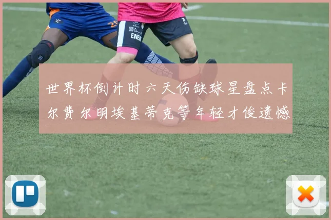 世界杯倒计时六天伤缺球星盘点卡尔费尔明埃基蒂克等年轻才俊遗憾缺席